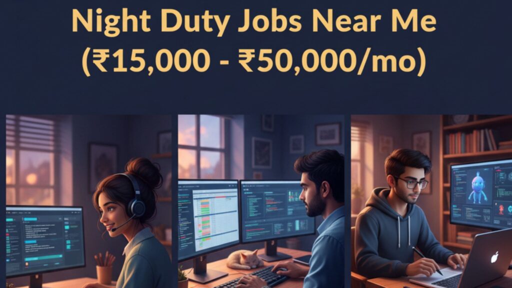 Night Duty Jobs Near Me (₹15,000 - ₹50,000)/mo